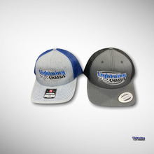 Load image into Gallery viewer, Lightning Chassis Snap Back Trucker Hat with Logo