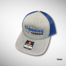 Load image into Gallery viewer, Lightning Chassis Snap Back Trucker Hat with Logo